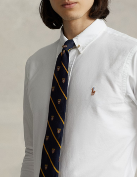 Camisa Oxford Polo Ralph Lauren Custom Fit em Algodão ref. 792041-001