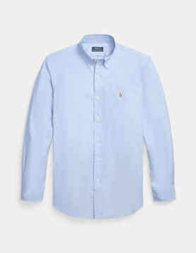Camisa Oxford Polo Ralph Lauren Custom Fit em Algodão ref. 792041-002
