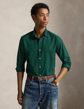 Camisa Oxford Custom Fit Polo Ralph Lauren ref. 805564-518