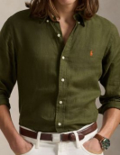 CAMISA LINHO RALPH LAUREN REF. 966294-004