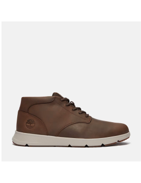 Ténis Timberland Mid Parker Street em Pele Premium Ref. A6C7T-W01
