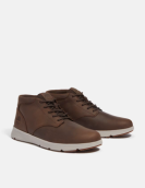 Ténis Timberland Mid Parker Street em Pele Premium Ref. A6C7T-W01