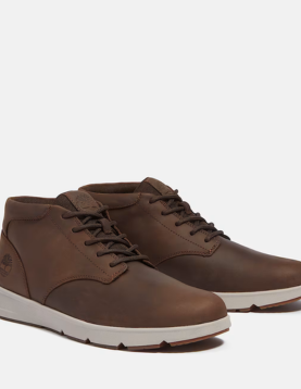 Ténis Mid Parker Street Timberland em Pele Premium ref. A6C7T-W01