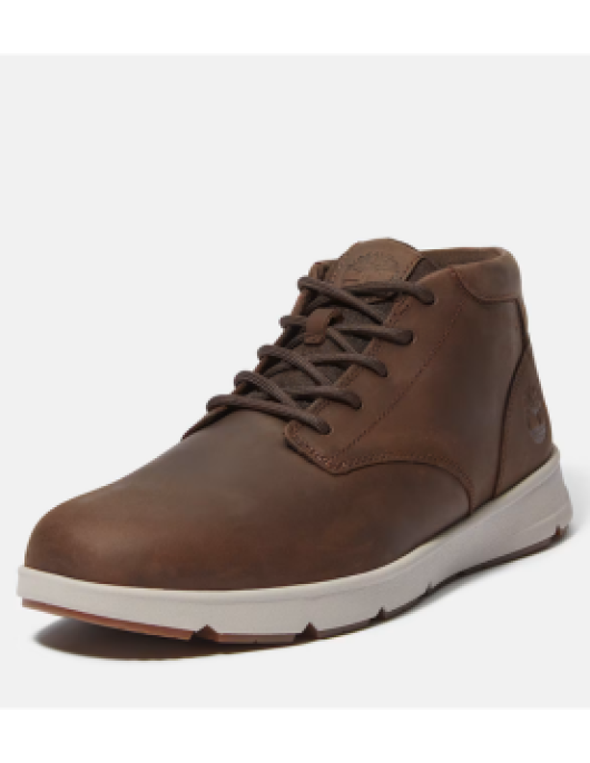 Ténis Mid Parker Street Timberland em Pele Premium ref. A6C7T-W01