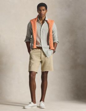Camisa de Linho às Riscas Polo Ralph Lauren Ref. B15594-001