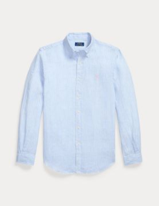 CAMISA RALPH LAUREN LINHO RISCAS R. B15594-005