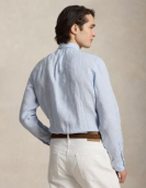 Camisa de Linho às Riscas Polo Ralph Lauren Ref. B15594-005