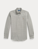 Camisa Oxford Guingão Custom Fit Polo Ralph Lauren ref. B30243-003