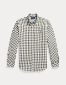 Camisa Oxford Guingão Custom Fit Polo Ralph Lauren ref. B30243-003