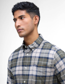 Camisa Barbour Fortrose 100% Algodão Homem ref. MSH4991-N16