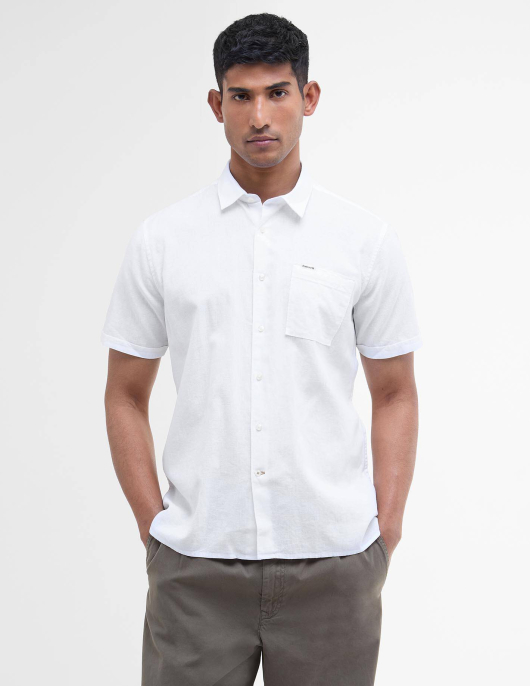 CAMISA BARBOUR NELSON MANGA CURTA REF. MSH5093-H11