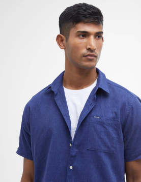 CAMISA BARBOUR NELSON MANGA CURTA REF. MSH5093-N32