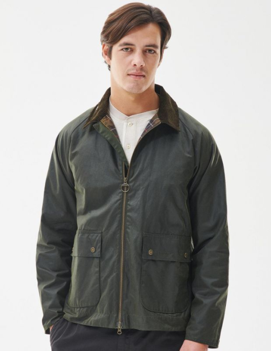CASACO ENCEBADO BARBOUR SHORT BEDALE WAX MWX2205-L52