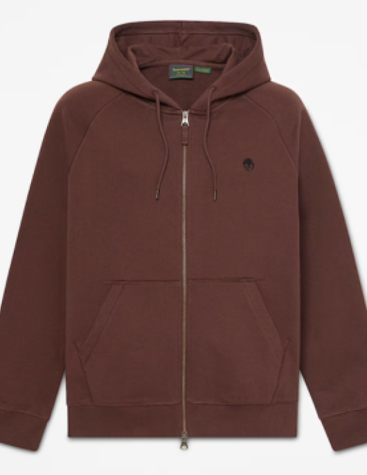 Casaco Timberland com Capuz e Fecho de Correr Exeter River para Homem|castanho-escuro ref. 0YBH8-AJD