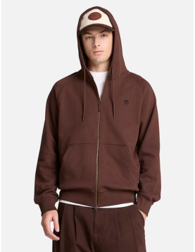 Casaco Timberland com Capuz e Fecho de Correr Exeter River para Homem|castanho-escuro ref. 0YBH8-AJD