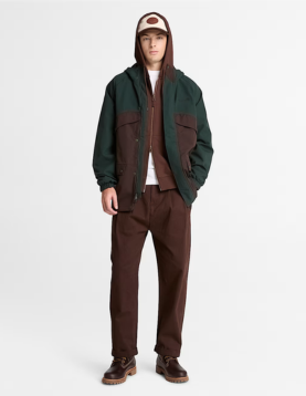 Casaco Timberland com Capuz e Fecho de Correr Exeter River para Homem|castanho-escuro ref. 0YBH8-AJD