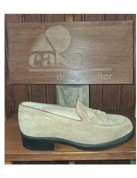 SAPATOS PASCOA NOBUK CASTANHOS CLAROS CASA DO AGRICULTOR