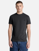 T-shirt Timberland Manga Curta Justa Dunstan River preto ref. YHBUC-001