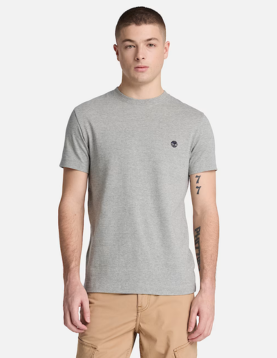 T-shirt Timberland Manga Curta Justa Dunstan River castanho-escuro ref. YHBUC-052