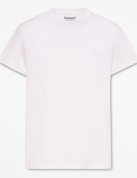 T-shirt Timberland Manga Curta Justa Dunstan River branca ref. YHBUC-100