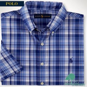 Camisa Ralph Lauren Slim-Fit Plaid Sport CMAD1/P7